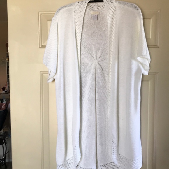 Chico's Sweaters - Chico’s short sleeve cardigan